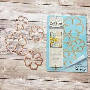 SPELLBINDERS Designer Series Flower Dies SHABBY POSIES‎